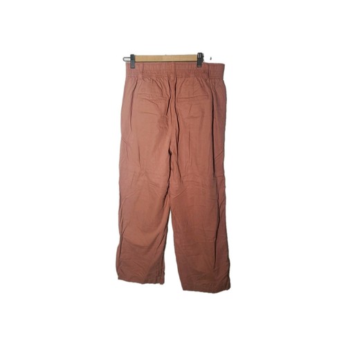 Pantalones de pierna ancha plisados delanteros cintura elástica Madewell para mujer - Imagen 7 de 7