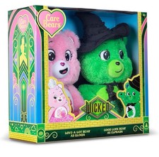 Care Bears x Wicked 2 Pack Glinda Elphaba Bear Limited Edition IN HAND NEW