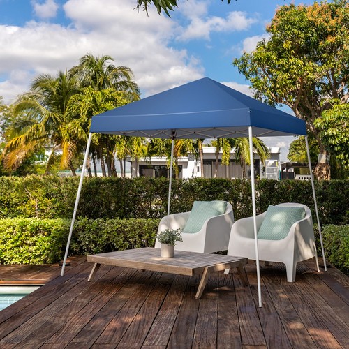 Outdoor Folding 6' x 6' EZ POP UP Gazebo Wedding Party Tent Canopy For Sunshade