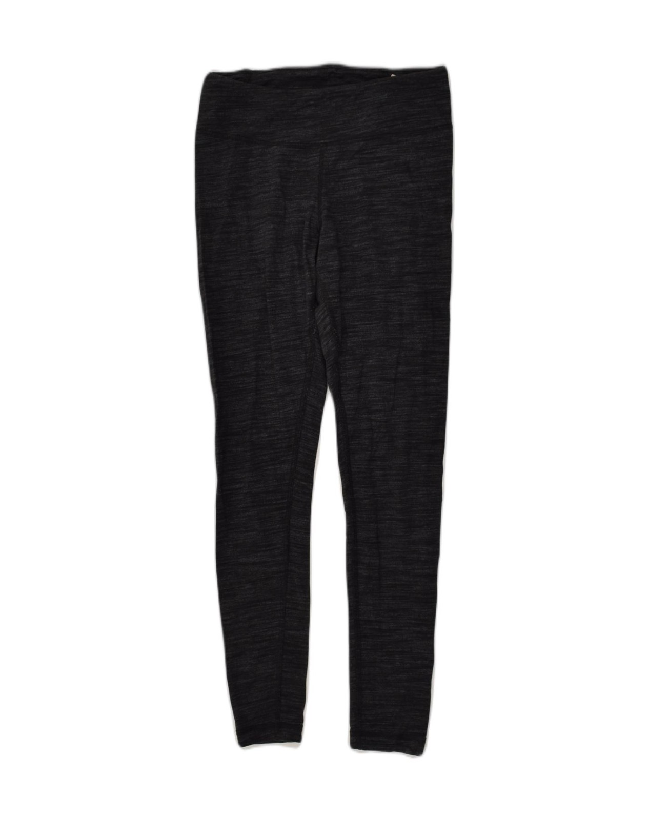 REEBOK Womens Leggings UK 10 Small Grey Cotton AO24