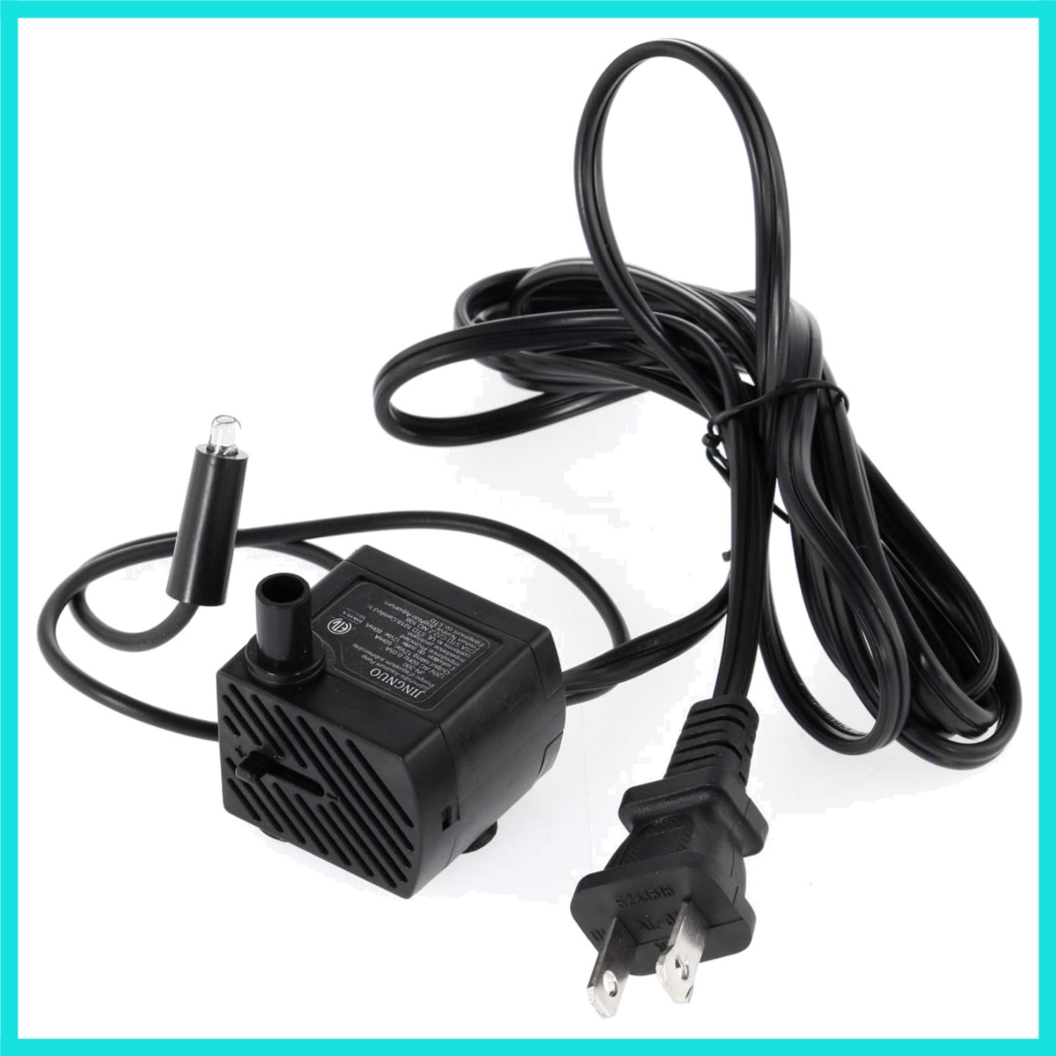 Fountain Pump with Light Indoor Fountain Water Pump Kit for Tabletop Water Fo...