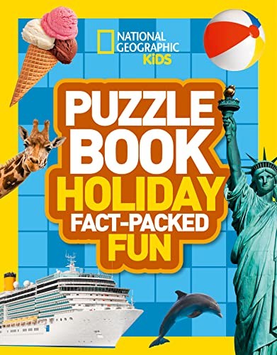 Puzzle Book Holiday: Brain-tickling quizzes, sudokus, crosswords and wordsearches (National Geographic Kids) - Image 2