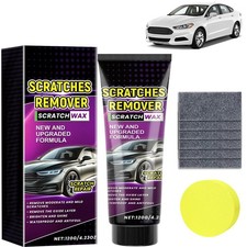 Rimuovi Graffi Auto Polish Cera Professionale con Panno e Spugna Compatibile - Miniatura 1