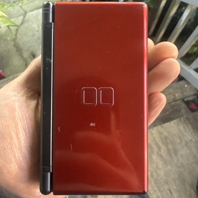Nintendo DS Lite Handheld System Red Black both new screens OEM new capacitors 