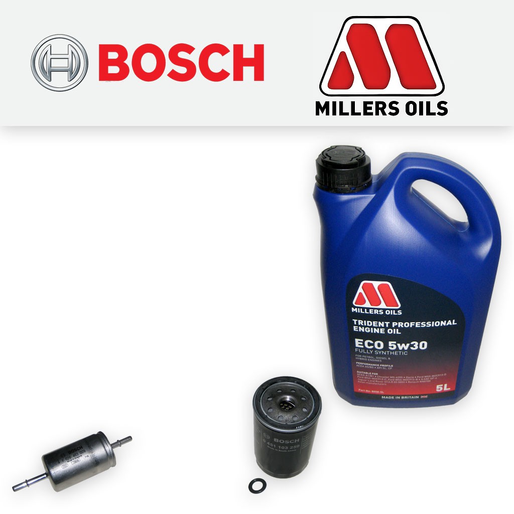 SERVICE KIT for FORD FOCUS MK1 ST170 OIL FUEL FILTERS +5L FS OIL (2002-2004)