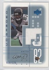 2001 UD Graded Game Jerseys Blue 20/125 Jimmy Smith #JS 0o9