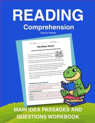 Main Idea Reading Comprehension Passages and Questions Workbook: Grades 3-5