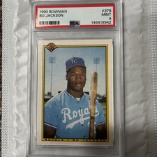 1990 Bowman Bo Jackson #378 PSA 9 Mint