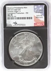 2021 (P) Eagle S$1 Heraldic Eagle T-1 Emergency Prod. FDI NGC MS70 Mercanti 🖊