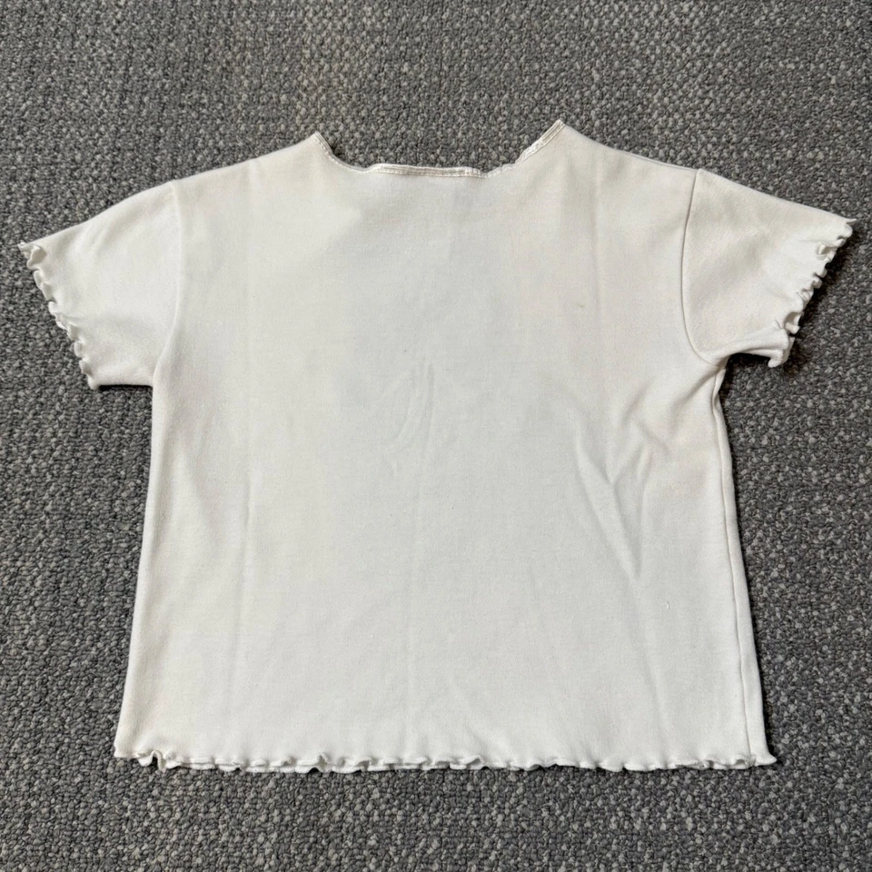 Vintage Powerpuff Girls T-shirt White Lettuce Hem Cartoon Network Size 6 Y2K - Image 2 of 4