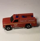 VINTAGE 1974 HOT WHEELS BLACKWALL EMERGENCY SQUAD UNIT 50 TRUCK HK VG COND!!