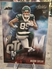 Mason Taylor 2025 Panini Absolute #10 By Storm New York Jets 🛩️ 