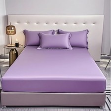 Fitted Sheet Queen - Hotel Luxury Bottom Fitted Sheets Only - 100 Cotton Fit...