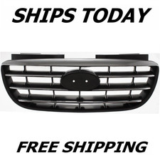 New Black And Chrome Front Grille For 2007-2009 Hyundai Elantra