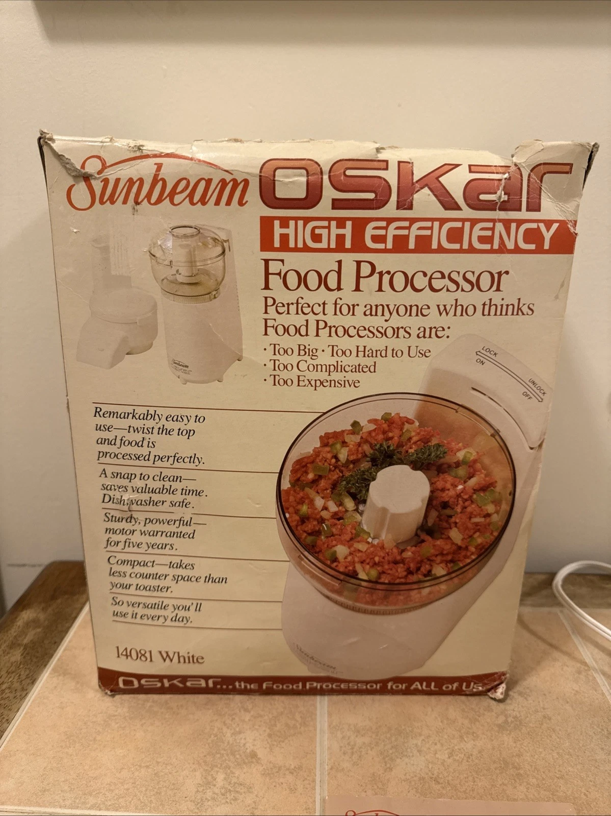 Vintage Sunbeam Oskar Food Processor 14081 Complete With Accessories Works
Opens in a new window or