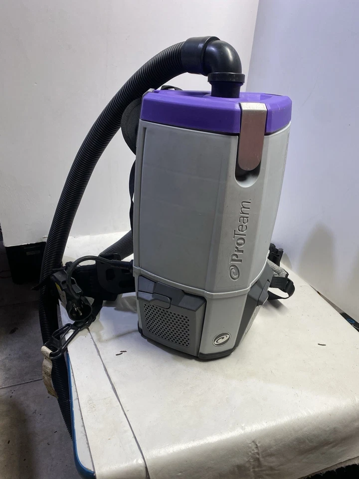 Mochila aspiradora ProTean 1073120 Super Coach Pro-6 con manguera probada funciona Foto 4 de 4