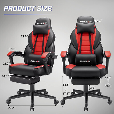 Gaming Chairs Best Ergonomic Big And Tall Office Chair Big And