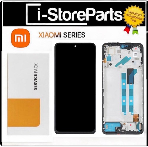 DISPLAY LCD FRAME ORIGINALE PER XIAOMI REDMI NOTE 11 PRO 5G 2201116SG TOUCH NERO - Afbeelding 1 van 3
