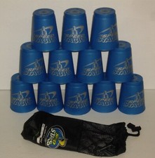 Speed Stacks Sport Stacking Cups WSSA Official Cups Blue Set of 12 in Pouch