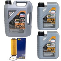 MotoröL Set Top Tec 4200 5W-30 Liqui Moly 7 Liter + ÖLfilter FüR BMW 3Er 340 7Er