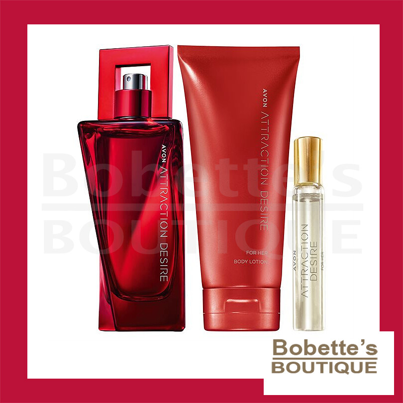 Attraction Desire Avon pour Elle le coffret cadeau 3 pièces parfait pour femme