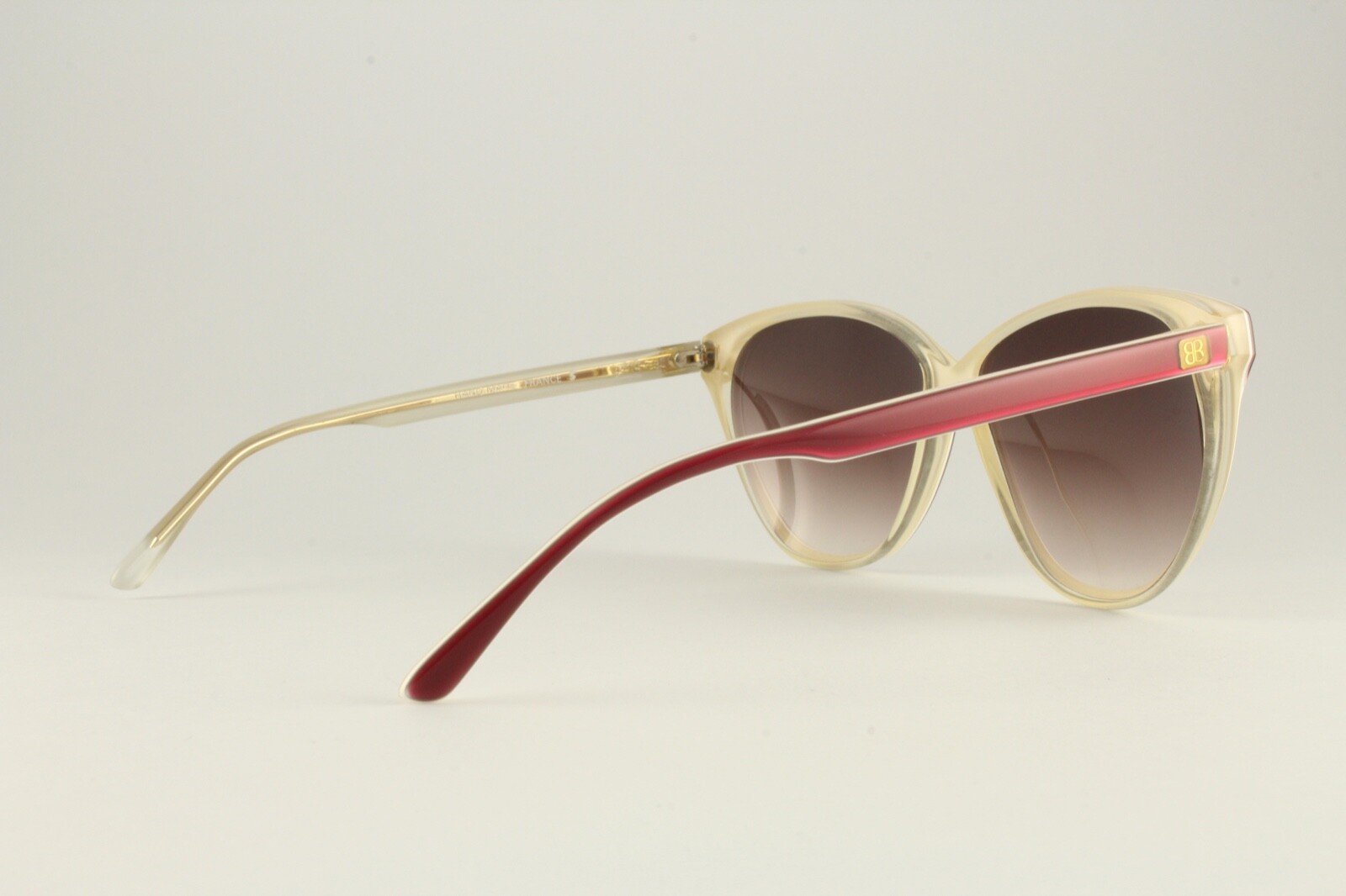 Rare Vintage Authentic Balenciaga 2414 BBL Pink White 60mm Gradient Sunglasses image 3