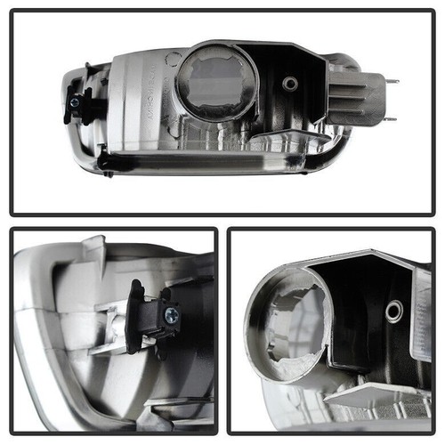 Juego de faros delanteros cromados y luces de parachoques para Toyota Tacoma 2001-2004 - Imagen 7 de 14