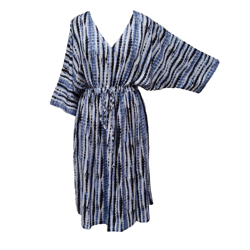 Purple Tie Dye Long Viscose  Printed Maxi Dress One Size 18 20 22 24 26 28 30 32 - Picture 1 of 3