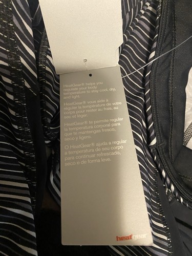 Under Armour Damen Medium Hose schwarz Laufen kurz geschnitten Leggings neu mit Etikett Einzelhandel $ 60 - Bild 7 von 7