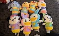 Hallmark Itty Bitty Disney Easter Plush Lot Mickey Mouse Winnie The Pooh Tigger