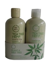 Paul Mitchell Tea Tree Hemp Restoring Shampoo  Conditioner Body Wash 10oz Set