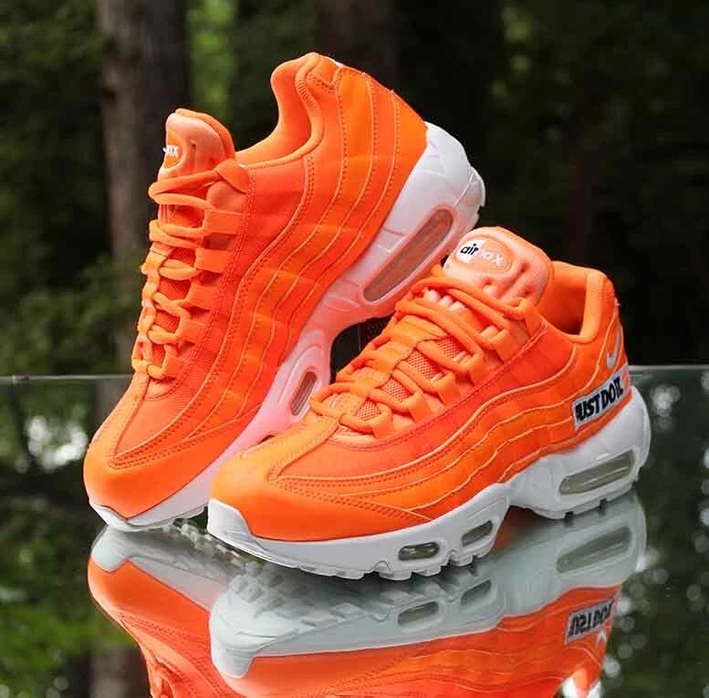 Nike Air Max 95 Just Do It Men’s Size 6.5 Total Orange White AV6246-800