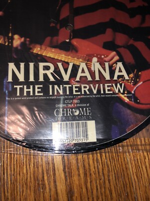 邦楽 Nirvana Limited Edition Interview Disc Kurt Cobain Nirvana Interview CD Limited Edition Shaped