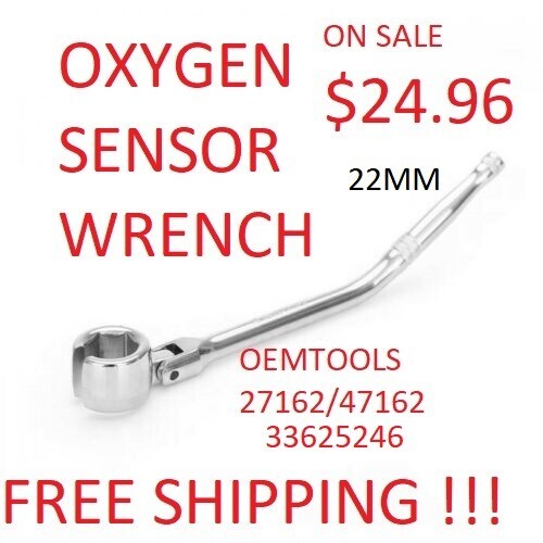 Oxygen Sensor Wrench 22mm 7/8