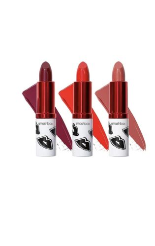 Smashbox Trio Set Be Legendary Lipstick -SHEER BRICK-WARM RED-DEEP CHERRY RED