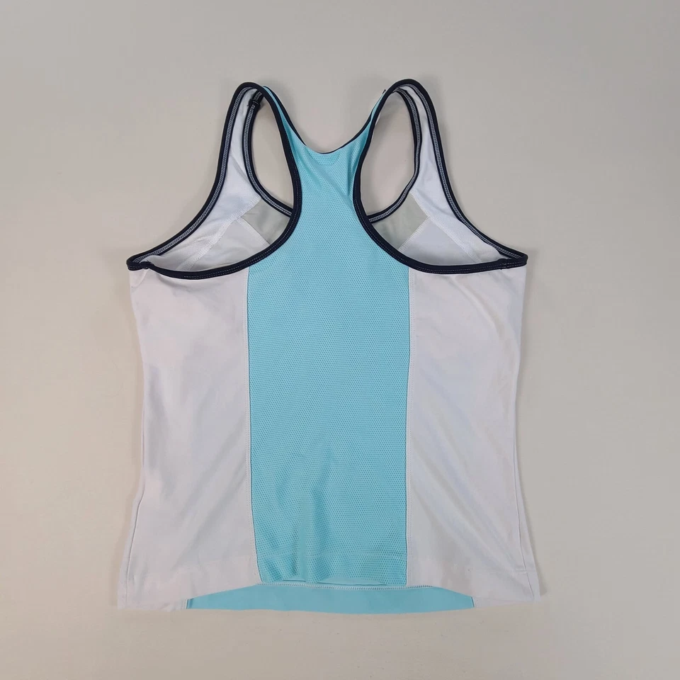 Nike Shirt Girls Large Blue White Tank Top Athletic Training Casual Youth Kids - Image 2 of 4