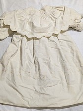 Antique 1800's Childs Dress Wide Collar Baby Toddler Handsewn