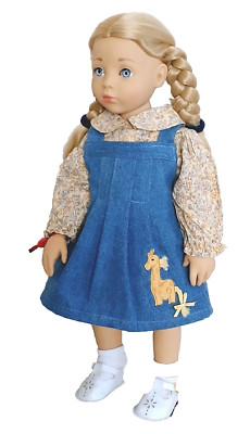 NEW DENIM JUMPER OUTFIT  FOR 18-20'' DOLLS