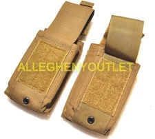 SET OF 2 NEW US Military USMC SPEED RELOAD MAGAZINE Mag POUCH Coyote Brown NIB