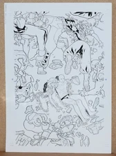 SUPERBOY #2 Splash page 6 ORIGINAL ART by Artist R.B. SILVA