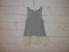 Umgee Juniors Medium Floral Embroidered Mesh Fit & Flare Ribbed Dress 4796