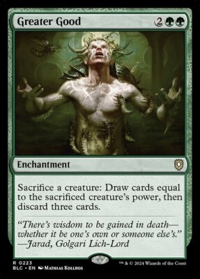 MTG - Greater Good - Bloomburrow Commander