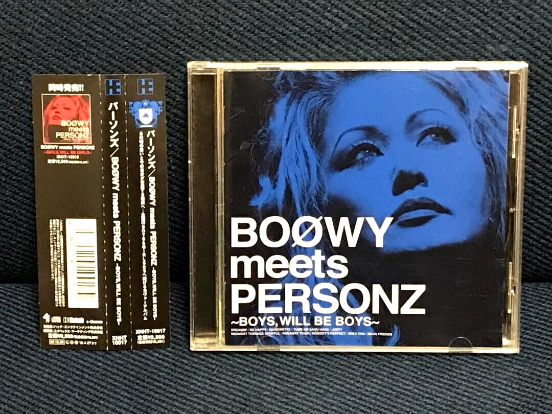 BOOWY meets PERSONZ ~BOYS,WILL BE BOYS~ rock band 25th anniversary CD Rare items