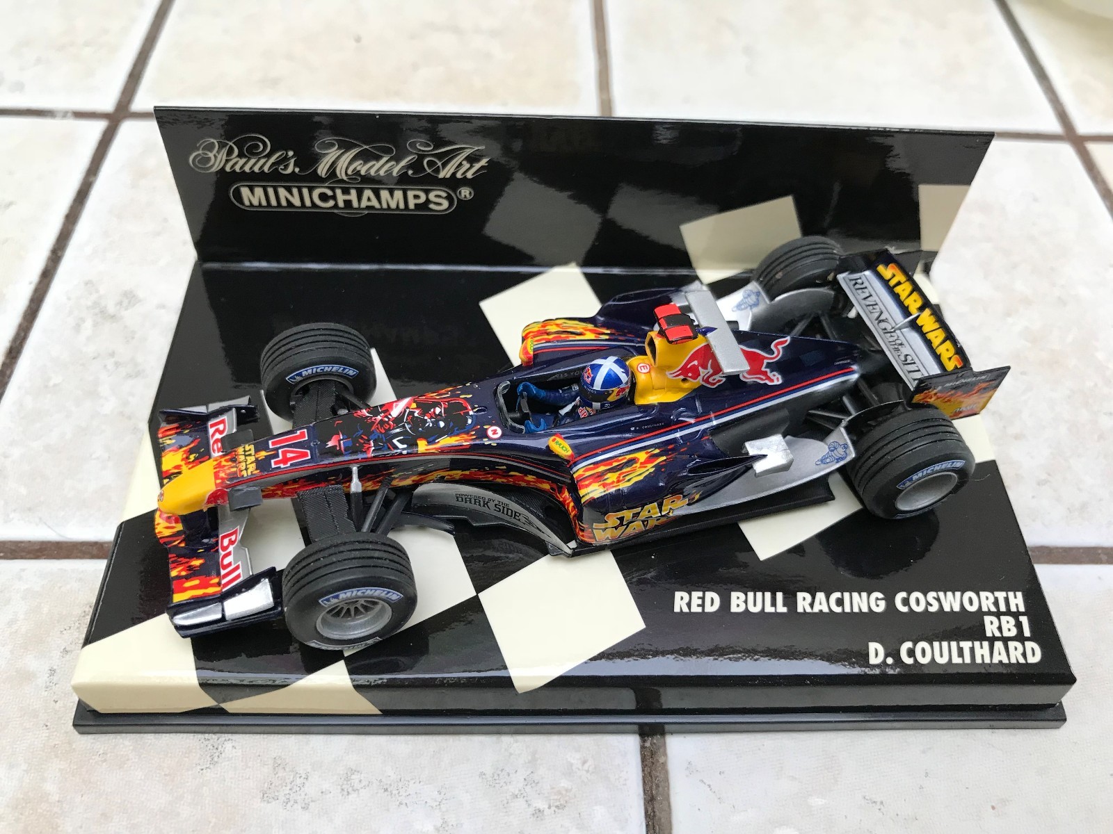 F1 Minichamps Minichamps Minichamps 1 43 rougeBull RB1 Star Wars D. Coulthard Monaco Gp 2005 ae1091 F1 Minichamps Minichamps Minichamps 1 43 rougeBull RB1 Star Wars D. Coulthard Monaco Gp 2005 ae1091