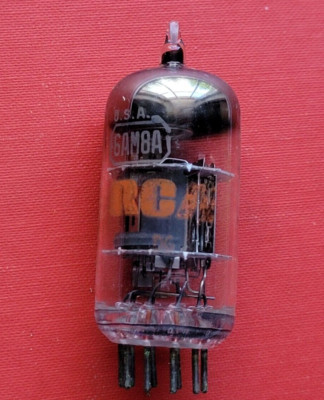 RCA Electron vacuum tube 6AM8A, made in USA