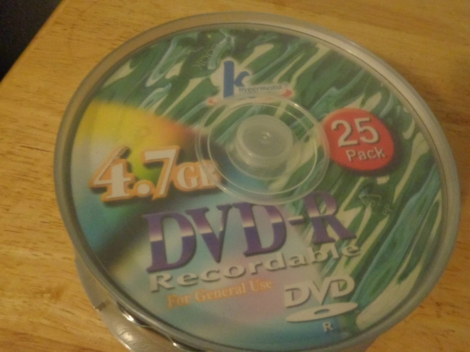 NEW KHYPERMEDIA 4.7GB DVD-R RECORDABLE 2 PACKS  25 EACH SPINDEL TOTAL 50 DVD-R  - Image 4 of 4