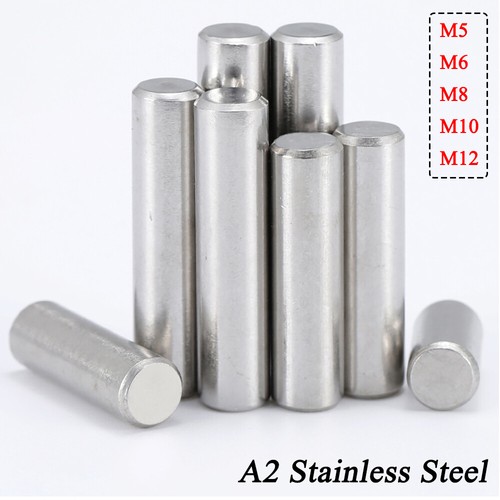 Dia 5/6/8/10/12 mm perno tassello smussato perno parallelo 304 A2 acciaio inox DIN 7