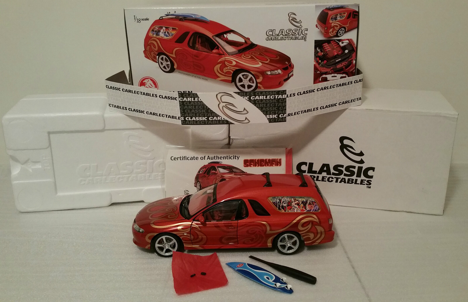 Holden Sandman concepto Panel Van Naranja 1:18 Classic Carlectables 1805 Holden Sandman concepto Panel Van Naranja 1:18 Classic Carlectables 1805