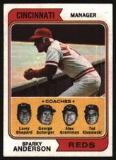 1974 Topps #326 Sparky Anderson EXMT/EXMT+ Reds MG 608365