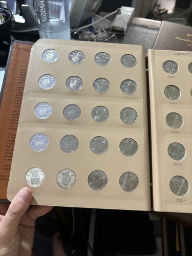 1999-2003 Statehood Quarter Comlete Set 100 Coins Dansco Album 8143 Proof Silver - Picture 11 of 16